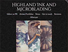 Tablet Screenshot of highlandink.us